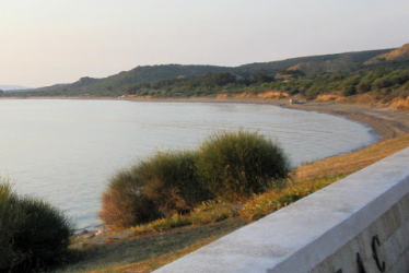 Anzac Cove landing site on Gallipoli Peninsula, Turkey