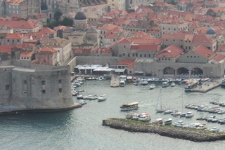 Dubrovnik Old Town harbour view, Croatia